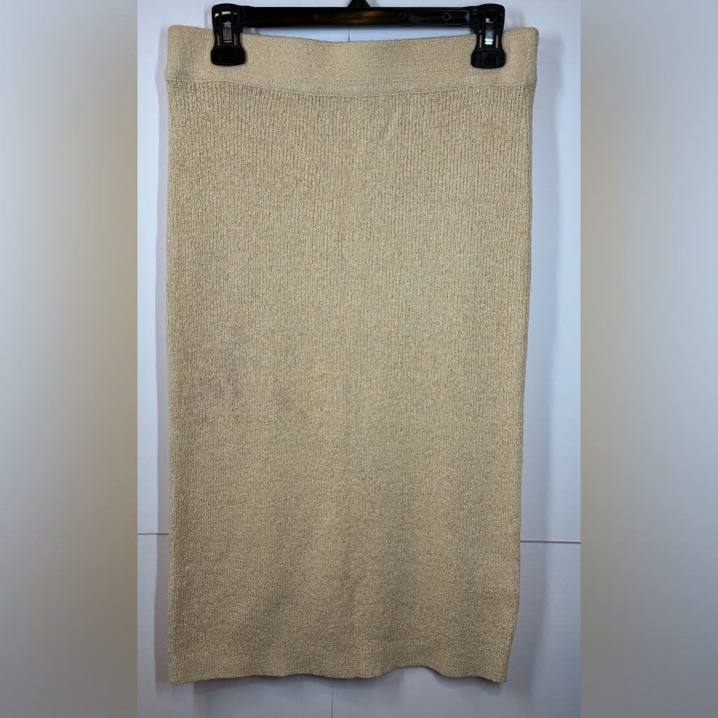 Calvin Klein Cream Pull On Sweater Pencil Skirt Size Small